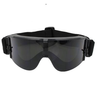 China 3 Military Explosion-proof Sports Shooting Sunglasses Army Tactical Glass Helmet Sun Goggles Glass Goggles Protector for sale