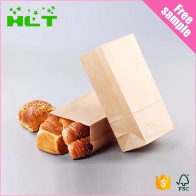 China Logo Printing Kraft Paper Bags Recyclable Food Grade Fast Food Advertising Paper Bag for sale