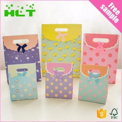 China New Design Recyclable High Quality Custom Kraft Paper Die Cut Paper Bag For Sale for sale