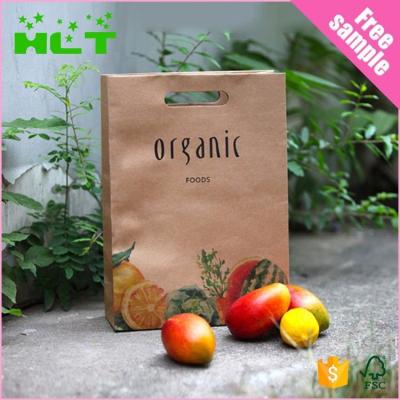 China Recyclable High Quality Different Shape Design Die Cut Paper Bag With Best Price for sale