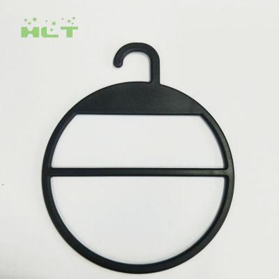 China Wholesale Eco-friendly Customized Round Plastic Display Scarf Hanger For Shopping Mall for sale