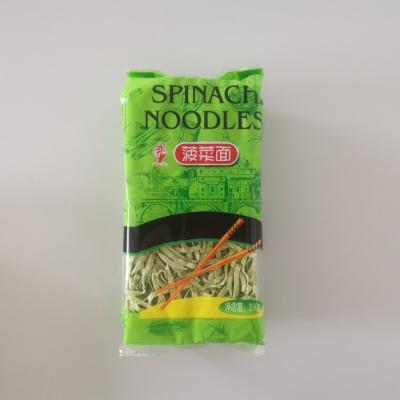 China Low Fat Healthy Chinese Spinach Juice Instant Noodles for sale