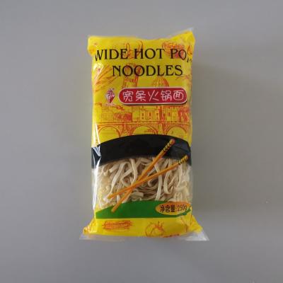 China Hotpot Low Fat Instant Wide Noodles Wheat for sale