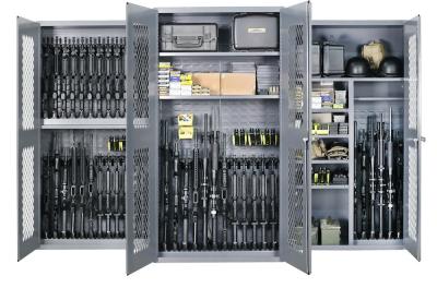 China M 16 Heavy Duty Security Cabinets For Weapon Equipment Storage Fully Metal Made for sale