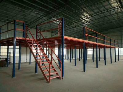 China OEM Heavy Duty Mezzanine Floor For Garment Fabric Storage Loading Capacity 1000 KG for sale