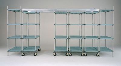 China Durable Slide PP Rack High Density Storage System For Cold Room for sale