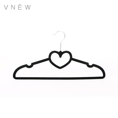 China Luxury Custom Logo Hanger Coat Coat Hangers Plastic Velvet Suit Hanger Color Eco-Friendly Material for sale