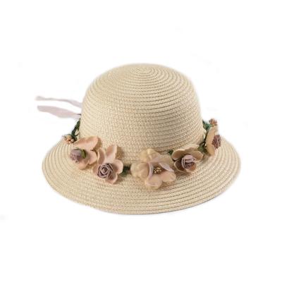 China Breathable Sun Hat Summer Band Garland Straw Hat Outdoor Floating Sun Protection Vacation Travel Sun Hat Pool Hat for sale