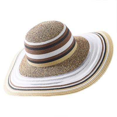 China Breathable Large Eaves Hat Female Beach Bars Sun Hat Summer Seaside Sun Protection Straw Hats for sale