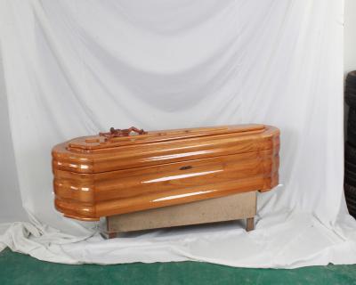 China European Style Cheap Burial Wooden Coffin for sale