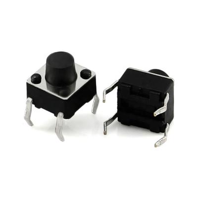 China 4 Pins Dip Tactile Tact Switch 6*6 6x6 Push Button Switch 4p Tact Switch TS-1102-H5 for sale