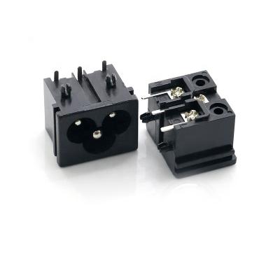 China Good Quality Residential/General Purpose AC Power Socket Jack 3 Pin DIP PCB Mount Connector AC Power Socket for sale