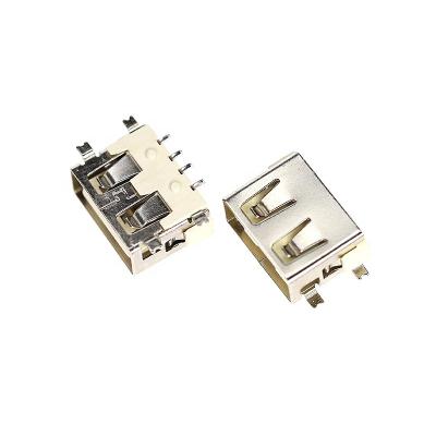 China PCB USB Charging Connector A Type USB 2.0 SMT 4P USB AF Female Connector 4pin for sale