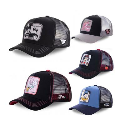 China High Quality Custom Made COMMON Mesh Logo Trucker Hats Gorras De Animales Baseball Applique Patch Cap for sale