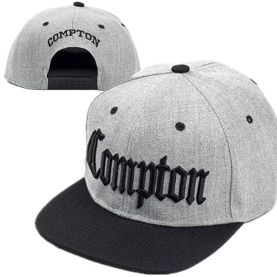 China New Style COMMON Custom 3D Embroidery Flat Brim Baseball Caps for sale