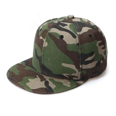 China COMMON Wholesale Cheap Different Color Available Camouflage Camouflage Snapback Cap Hats With Plastic Brim for sale