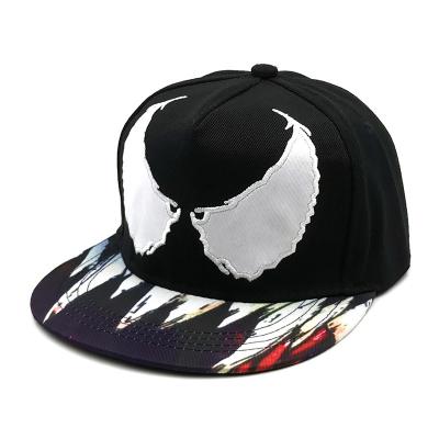 China COMMON 5 Panel Acrylic Hat , Custom Hat Embroidery Hats With Breathable Eyelets for sale