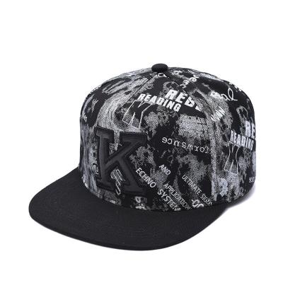 China COMMON Flat Brim Printed Hats Snap On Hat , Hats Snapback Hat Custom for sale