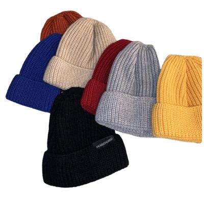 China 2021 Cotton Beanie Men Women Cool Trend Unisex Korean Unisex Student Fashion Knitted Hats for sale