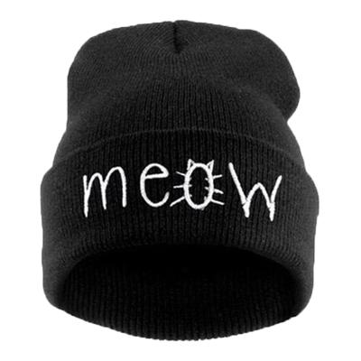 China 2021 Winter COMMON Brand New Hip Hop Casual Wool Skullies Beanie Knitted Hat Fashion Letter for sale