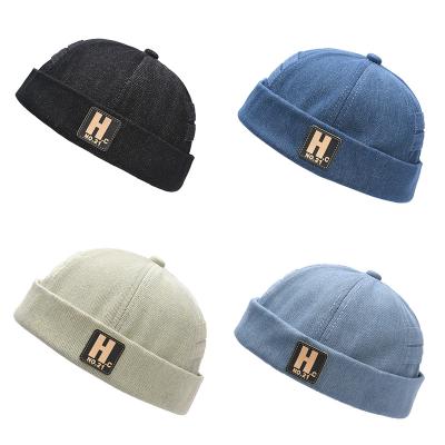 China 2021 New Summer Toque Street Unisex Casual Brimless Retro Hat Characterized By Hip-Hop COMMON Adjustable H for sale