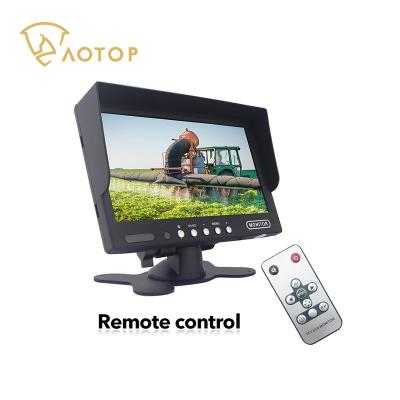 China Shock Resistant Car PAL NTSC Compatible Rear View Monitor With HD Screen, 2 Video Input, Multi Languages ​​Support 4 Aviation Pin Connector for sale