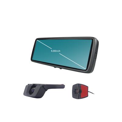 China FULL Display 8.88inch 1080P Smart Mirror Rear View Mirror Monitor with 2 T91 Inputs for sale