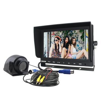 China AHD Dual Cameras and Backup Monitor Kit Wired for Van, RV, Rear View Infrared Waterproof Cams with 9 Inch 9 Inch Adjustable Digital Panel for sale