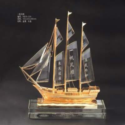 China 2022 Europe Fashionable Metal Gooes Customized Miniature Ship Model for sale