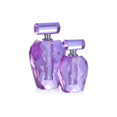 China Europe March 2022 EXPO 2022 Multicolor High Quality Empty Crystal Perfume Bottle Empty Oil Bottle for sale