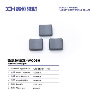 China Permanent Magnet Ferrites Of Various Shapes Used In Fan Motors W1008H for sale