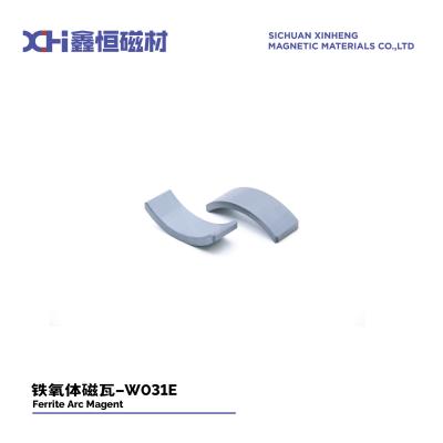 China Customizable Tile Permanent Magnet Ferrite for Lifting Glass Motor for sale