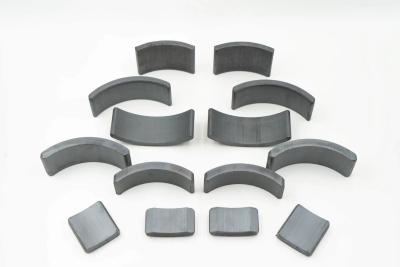 China Wet Pressed Hard Permanent Ferrite Magnets Used For Fan Motors W075C for sale