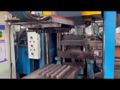 Production process display of pressing and forming link