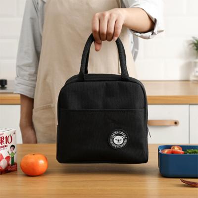 China Portable Lunch Bag Tote Cooler Handbag Lunch Bags Loungewear Heat Insulated Lunch Box New For Women Convenient Box Tote Food Bags for sale