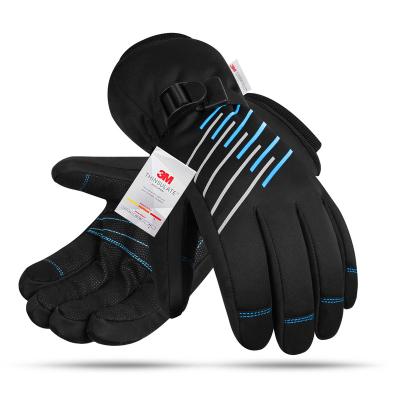 China MOREOK Men's Winter Sports Waterproof 3M Thinsulate Thermal Touchscreen Warm Windproof Ski Snowboarding Gloves For Women Men for sale