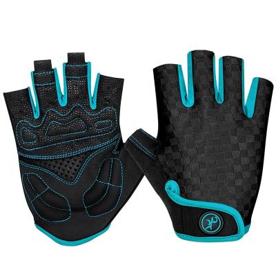 China MOREOK Unisex Breathable 5MM SBR Short Finger Pads Road Racing Bicycle Riding Mountain Bike Cycling Gloves For Women Men for sale