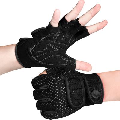 China Weightlifting Gym Gloves Workout Gloves Comfortable Breathable Gym Gloves For Sports Dumbbell Riding 3MM Gel Non-slip Protection Wrist Guard Women Man Bodybuild Fitness Gloves for sale