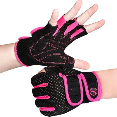 China Custom Half Finger 3MM Gel Breathable/Flexible Anti-Slip/Protection Gloves Breathable Fitness Weightlifting Gym Pads Workout for Rowing, Training, Bodybuilding Men for sale