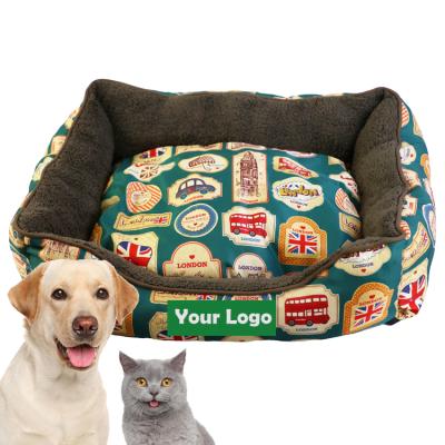 China Sublimation Pet Beds Accessories Dogs Mat Comfortable Plush For Bed Waterproof Washable Luxury Cats for sale