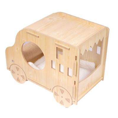 China Interesting Cat Scratching House Cat Climbing Treehouse Interactive Viable for Cat for sale