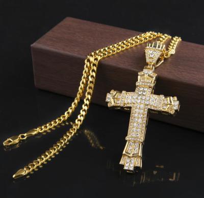 China Hiphop 2021 NEW 18K gold jewelry hiphop necklaces pendants for men and women jewelry custom name necklace for sale