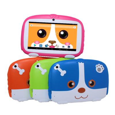 China 718 Kids Tablet 7 Inch Allwinner A33 512MB+8GB Quad Core 1024*600 Dual Cameras Android 4.4 Colorful Tablet 7