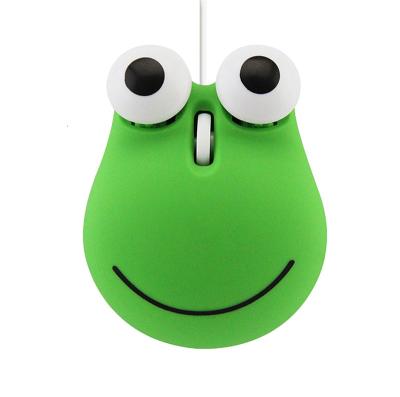 China Orange Tiger Green Frog USB Optical Computer Mice Cute Animal Wired Mini Mouse Cartoon Mice For PC Laptop Game for sale