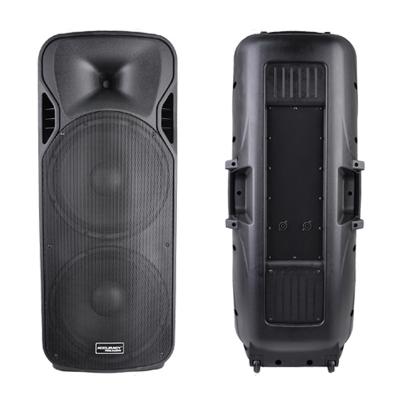 China Pro Accuracy PMM215 Passive Speaker Manufacturer Made 2*15” 400W Plastic Audio Professional Speaker in China jbl dj speakers for sale