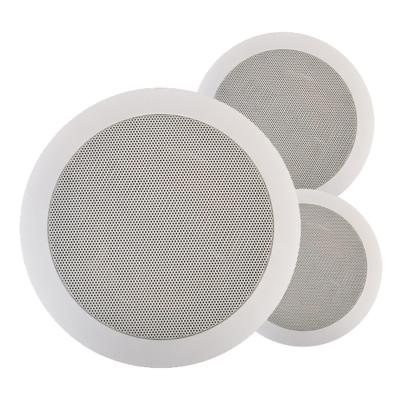 China No ACC 6.5 Inch 6W Plastic Mini Active In Wall Mount Commercial Ceiling Speaker Cabinet for sale