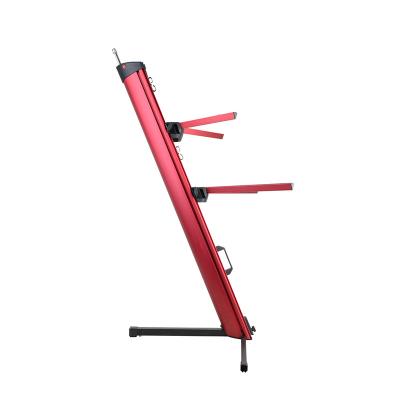 China Stand For Keyboard Accuracy Stands KS088RD Professional Aluminum Double Keyboard Stand for sale