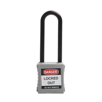 China Custom High Security Elepopular Long Security Insulation Safety Padlock for sale