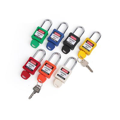 China High Security 38MM Steel Shackle Safety Padlock With Master Keys For Industrial Equipment Lock for sale