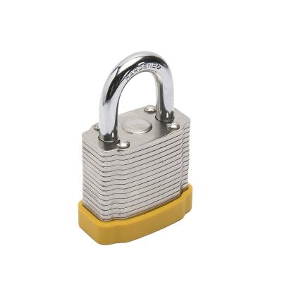 China Rigid steel lock beams provide excellent protection against theft 38mm steel security laminated padlock laminated padlock outdoor for sale